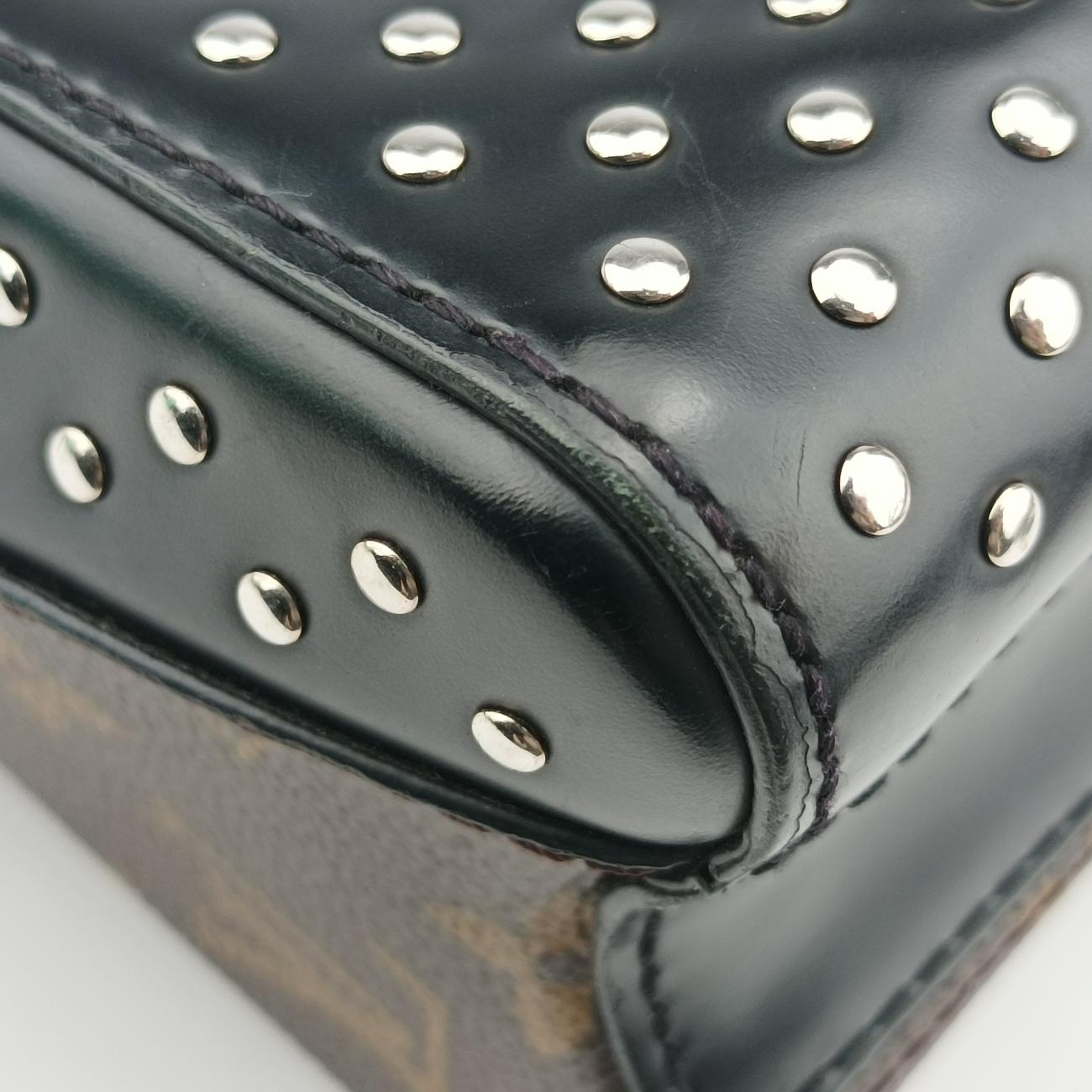 Monogram Studded Twist MM brown×Black×multicolor Monogram Canvas FL2136モノグラム スタッズ ツイスト MM モノグラム/ブラウン系×ブラック×マルチカラー モノグラムキャンバス FL2136