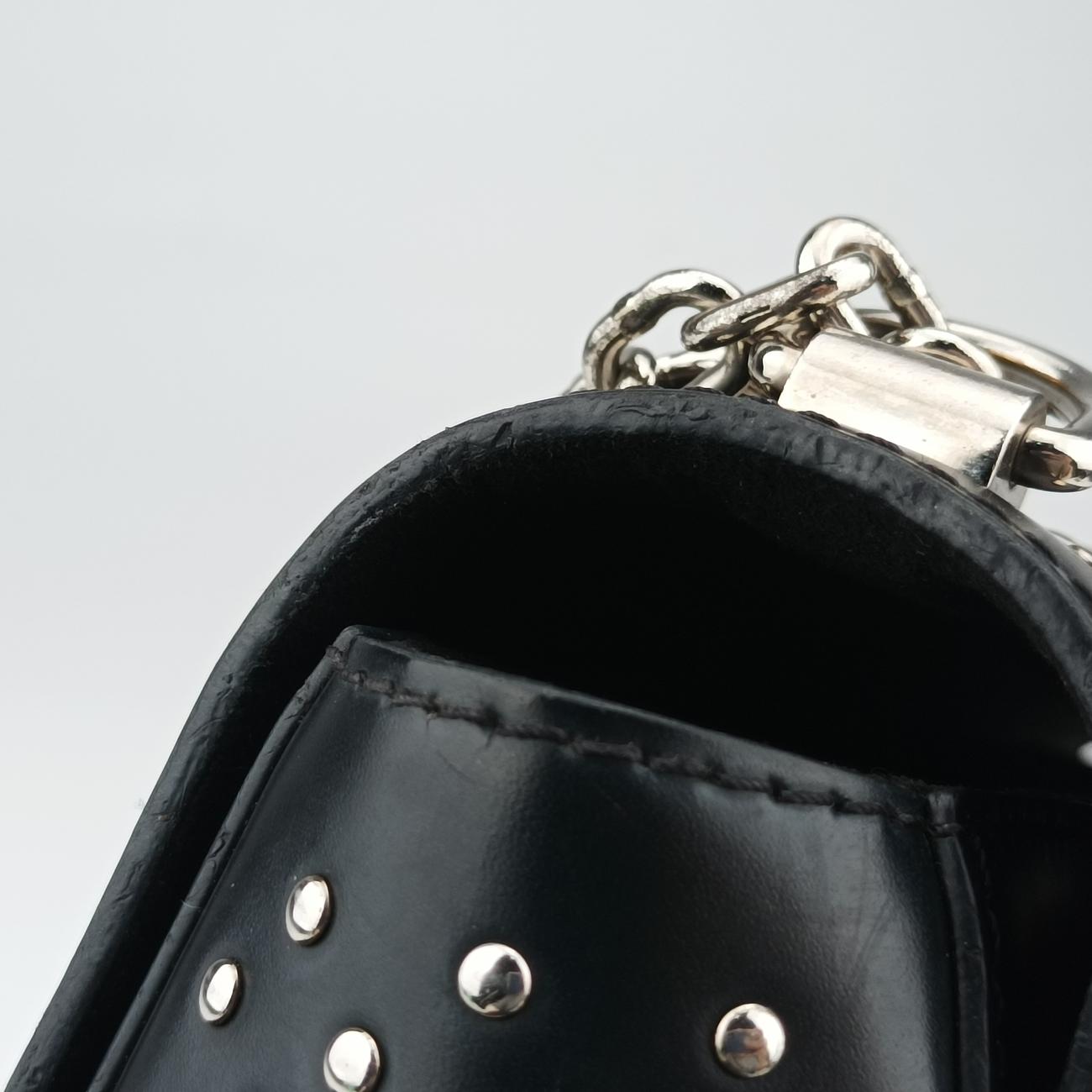 Monogram Studded Twist MM brown×Black×multicolor Monogram Canvas FL2136モノグラム スタッズ ツイスト MM モノグラム/ブラウン系×ブラック×マルチカラー モノグラムキャンバス FL2136