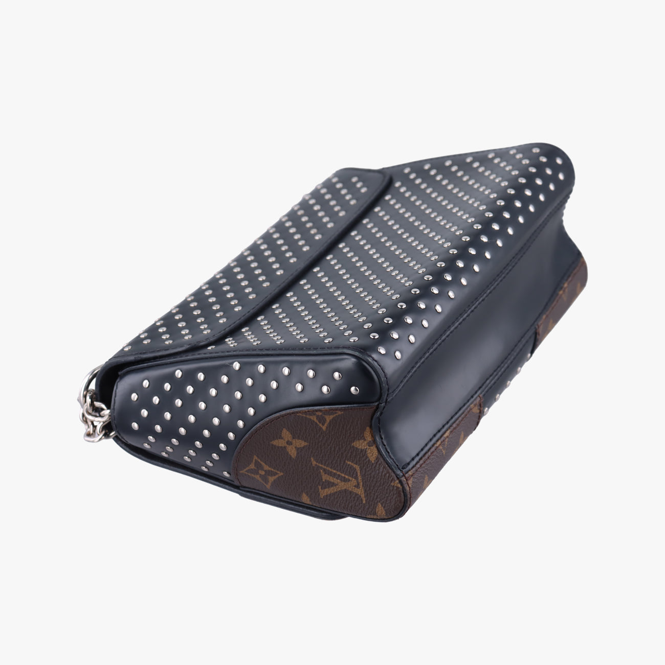 Monogram Studded Twist MM brown×Black×multicolor Monogram Canvas FL2136モノグラム スタッズ ツイスト MM モノグラム/ブラウン系×ブラック×マルチカラー モノグラムキャンバス FL2136