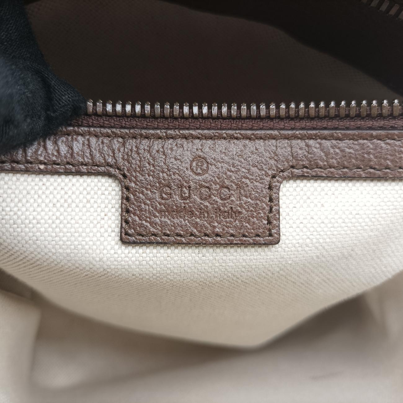 Ophidia Brown×green×red PVC coated canvas 547926 A038071925オフィディア ブラウン×グリーン×レッド PVCコーティングキャンバス 547926 A038071925