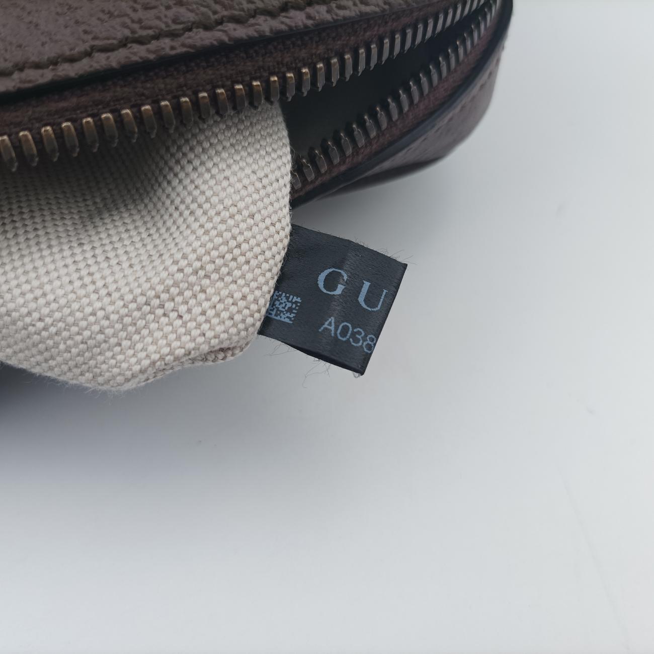 Ophidia Brown×green×red PVC coated canvas 547926 A038071925オフィディア ブラウン×グリーン×レッド PVCコーティングキャンバス 547926 A038071925