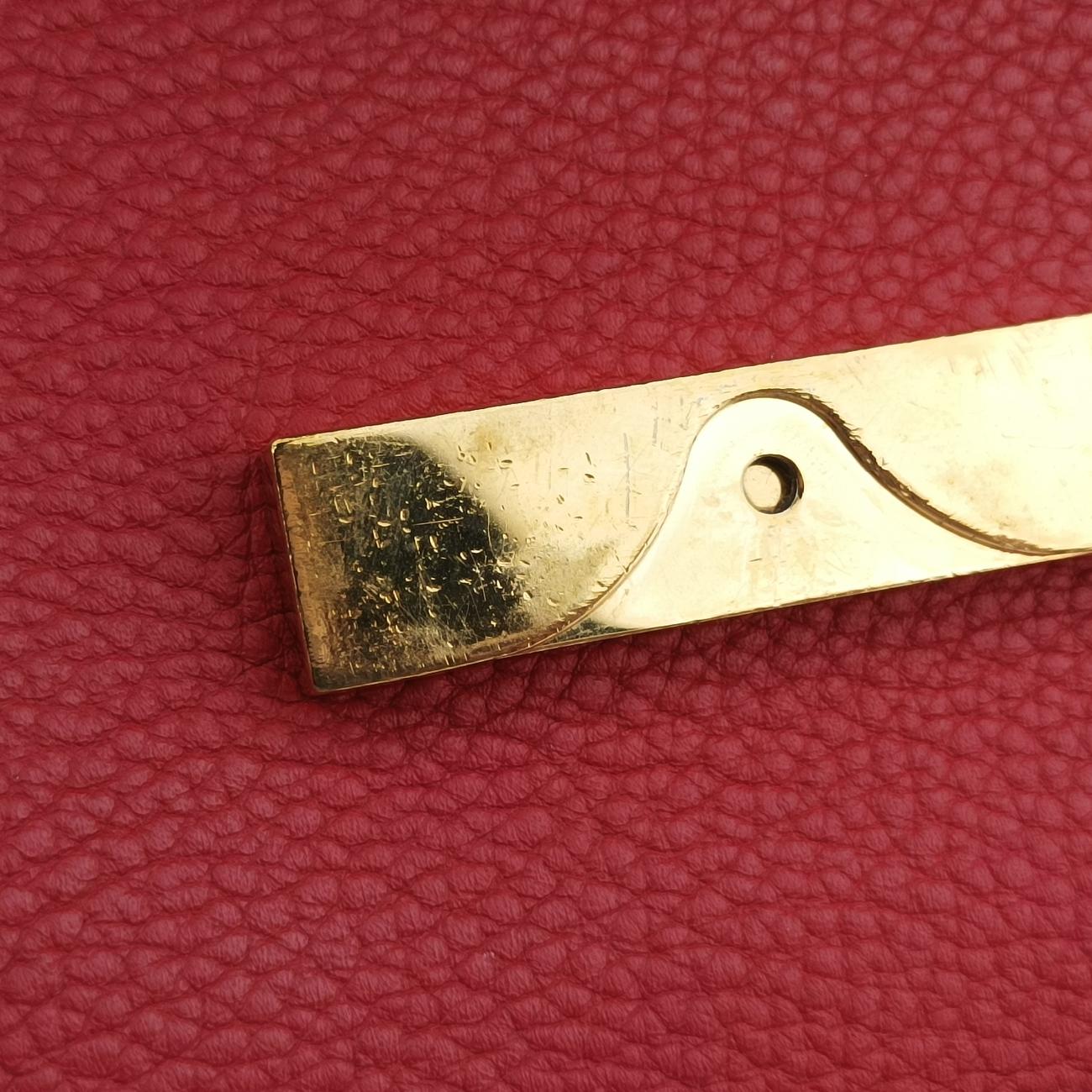 DAUPHINE MM Scarlet Red×Panama Beige Taurillon leather M53830 GI4158ドーフィーヌMM パナマスカーレット トリヨンレザー M53830 GI4158