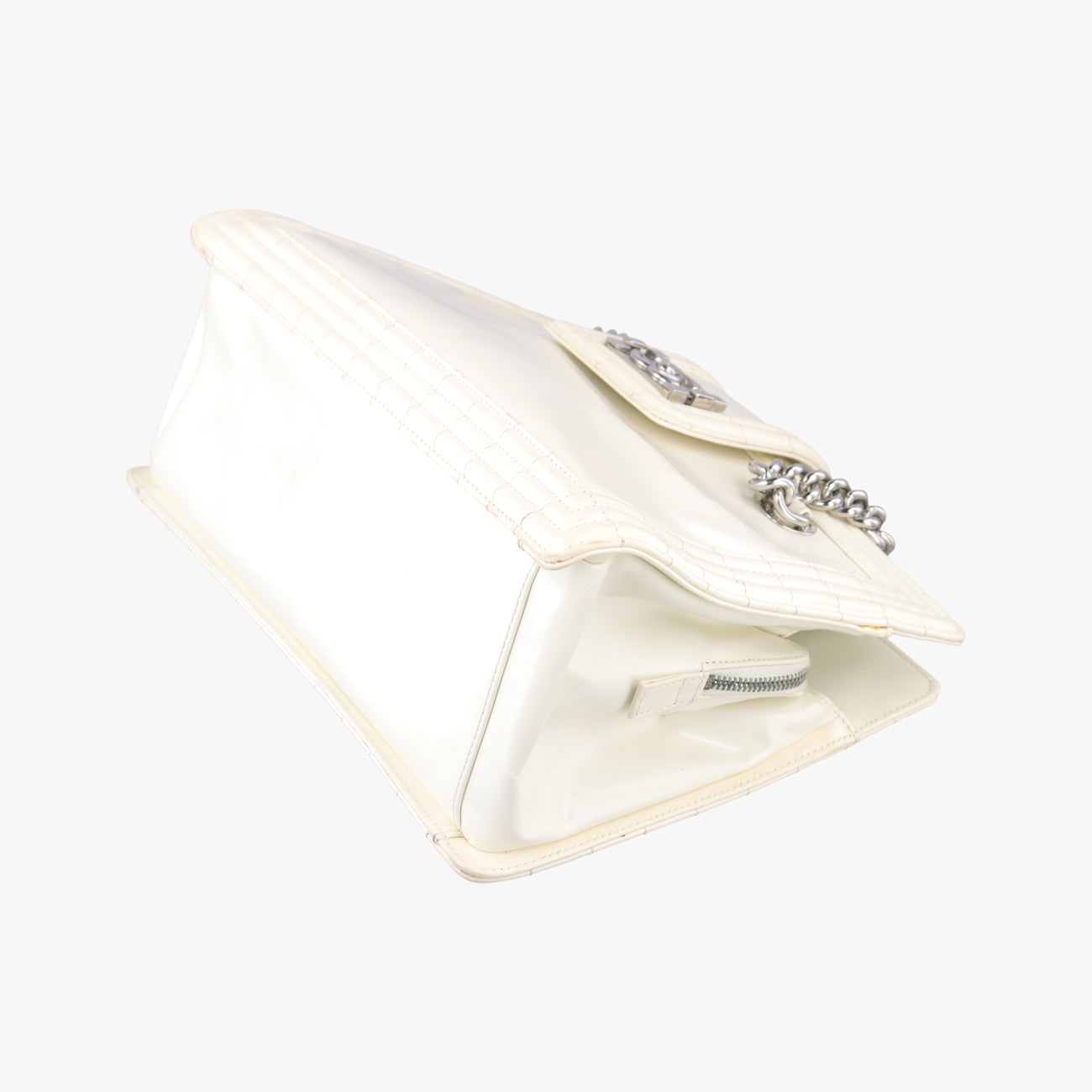 Jetsetter Boy Shopping Tote White Patent A67020 16401104ジェットセッター ボーイ ショッピング トート ホワイト パテント A67020 16401104