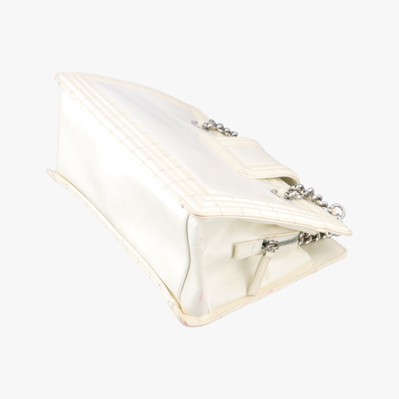 Jetsetter Boy Shopping Tote White Patent A67020 16401104ジェットセッター ボーイ ショッピング トート ホワイト パテント A67020 16401104