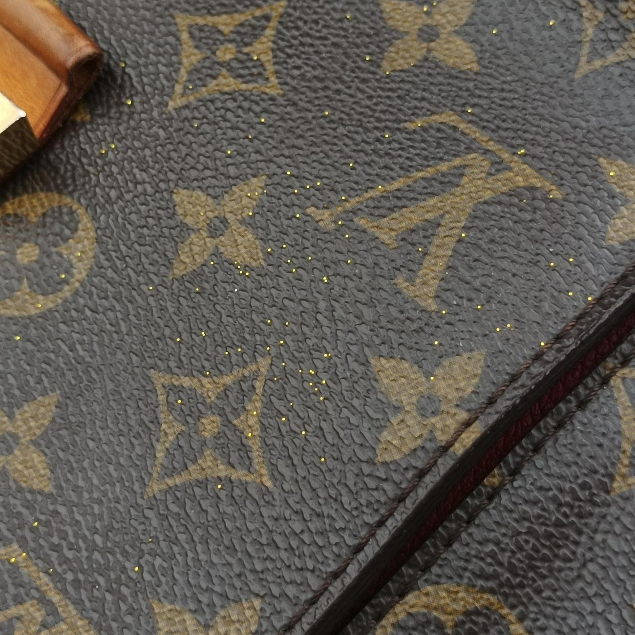 OLYMPE Brown×Rouge Monogram Canvas M40732 SP2182オランプ モノグラム/ブラウン系×ルージュ モノグラム キャンバス M40732 SP2182