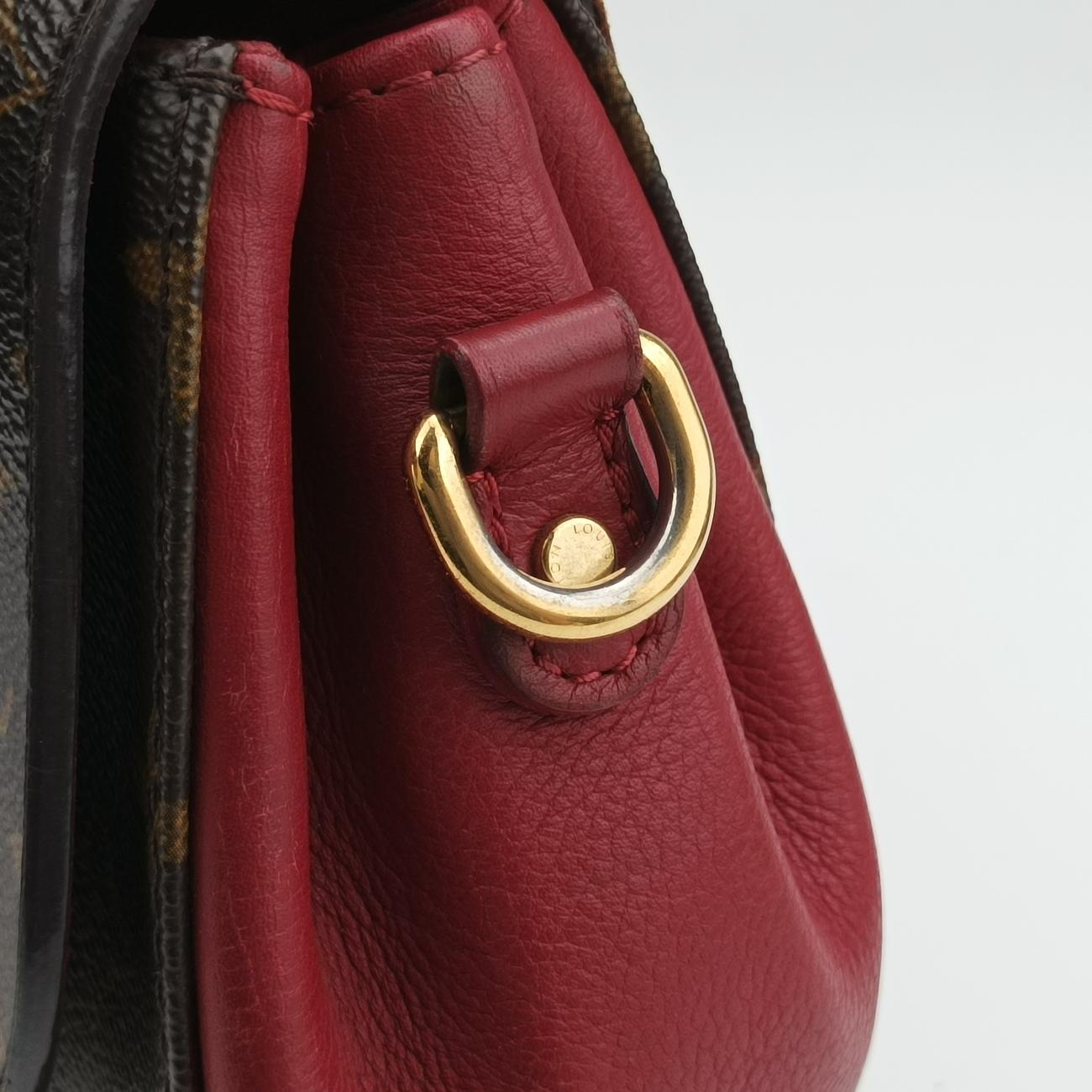 EDEN PM MARRON×ROUGE Monogram Canvas×calf leather M40731 AR1142エデン PM マロン×ルージュ モノグラムキャンバス×カーフレザー M40731 AR1142