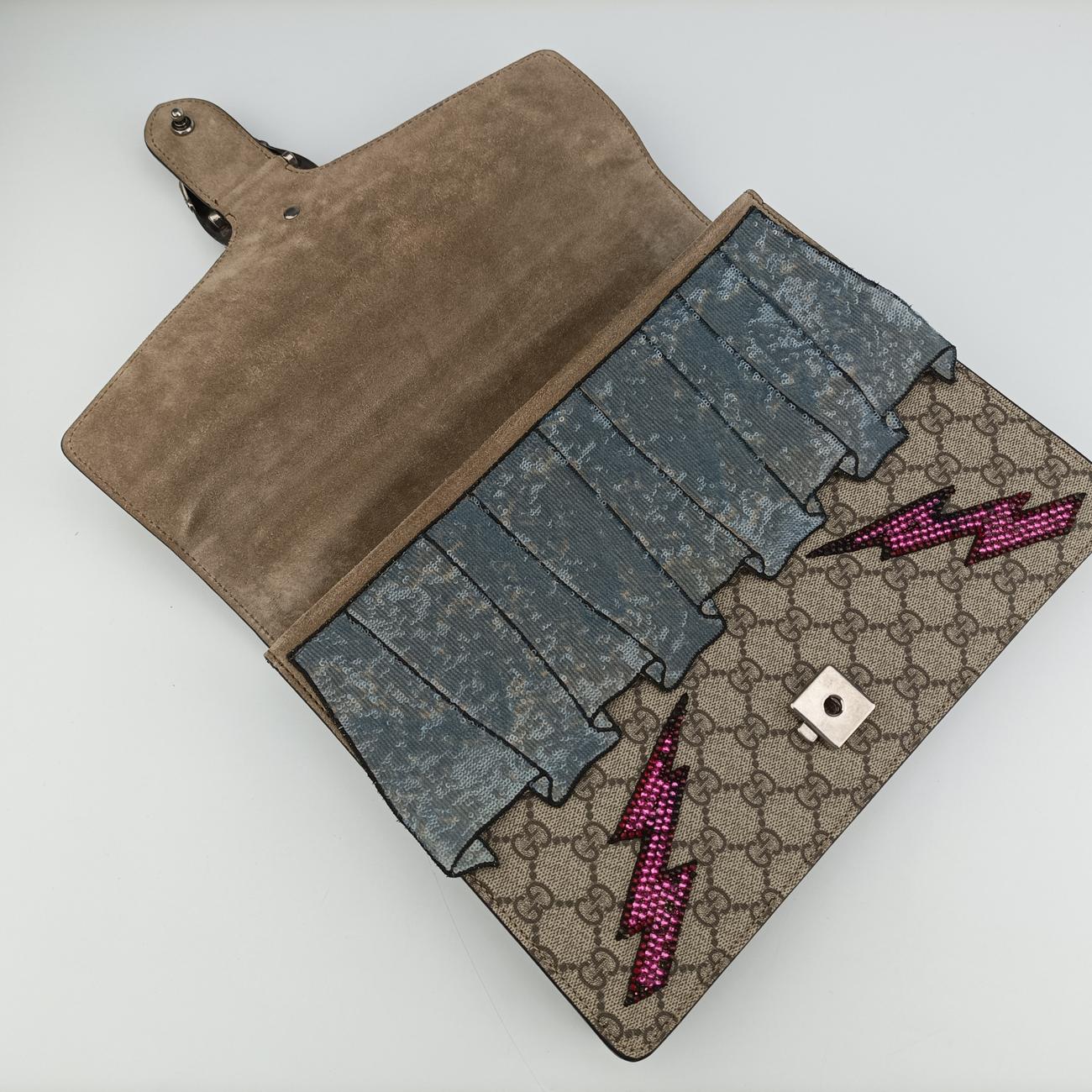 Dionysus beige×Multicolour PVC coated canvas 400235 I019755134ディオニュソス ベージュ×マルチカラー PVCコーティングキャンバス 400235 I019755134