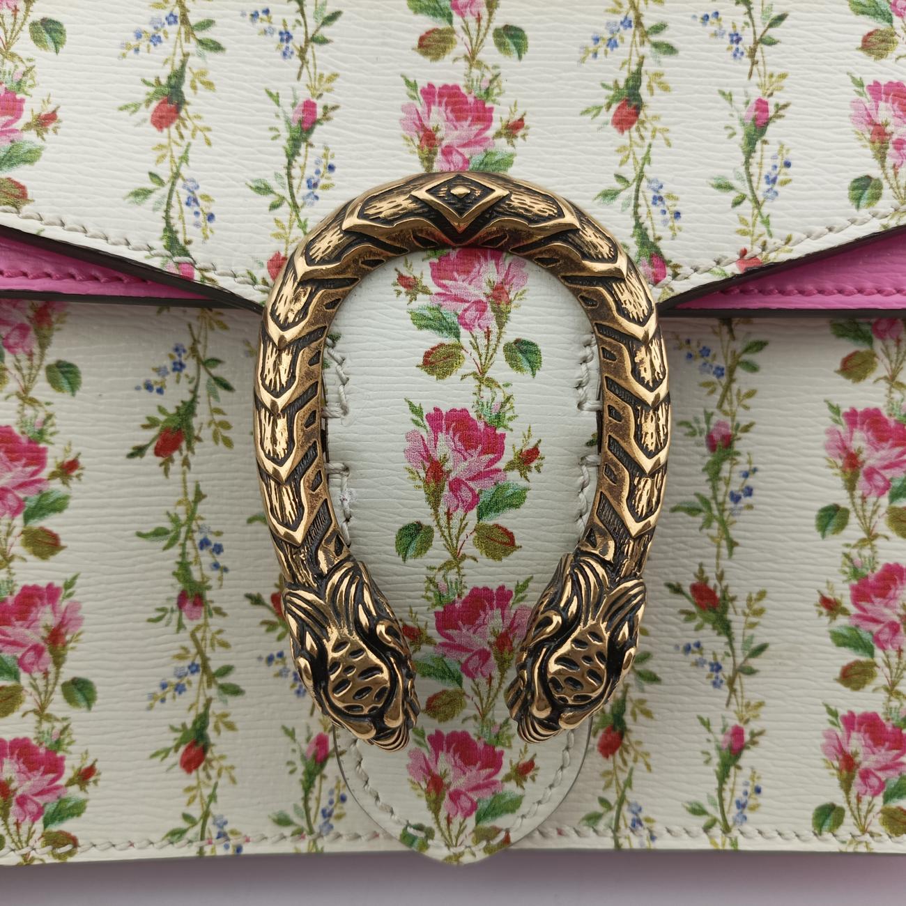 Dionysus White×Pink×Multicolour Leather 400249 F020753152ディオニュソス ホワイト×ピンク×マルチカラー レザー 400249 F020753152