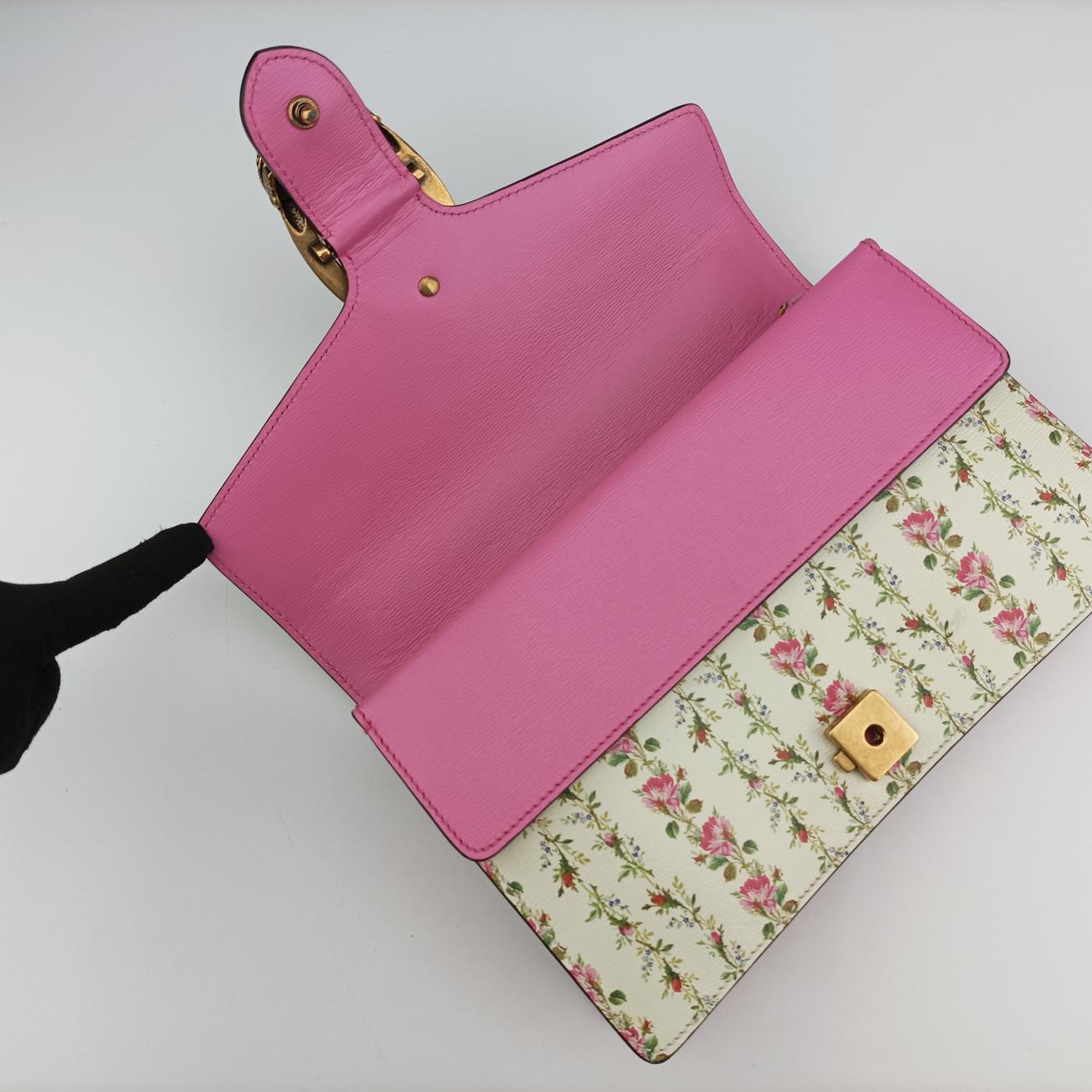 Dionysus White×Pink×Multicolour Leather 400249 F020753152ディオニュソス ホワイト×ピンク×マルチカラー レザー 400249 F020753152