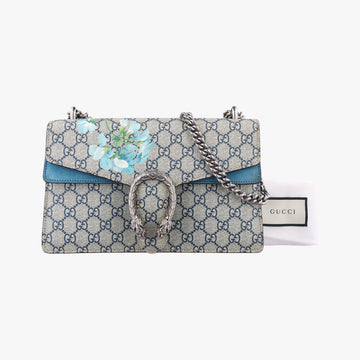 Dionysus Beige×Blue×Multicolour PVC coated canvas × suede 400249 D019671829ディオニュソス ベージュ×ブルー×マルチカラー PVCコーティングキャンバス × スエード 400249 D019671829