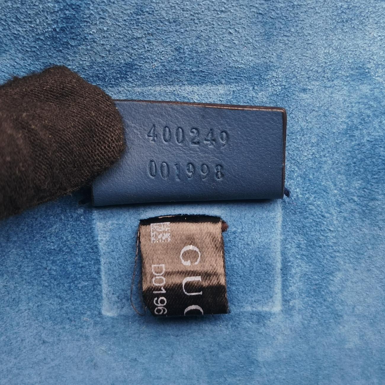 Dionysus Beige×Blue×Multicolour PVC coated canvas × suede 400249 D019671829ディオニュソス ベージュ×ブルー×マルチカラー PVCコーティングキャンバス × スエード 400249 D019671829