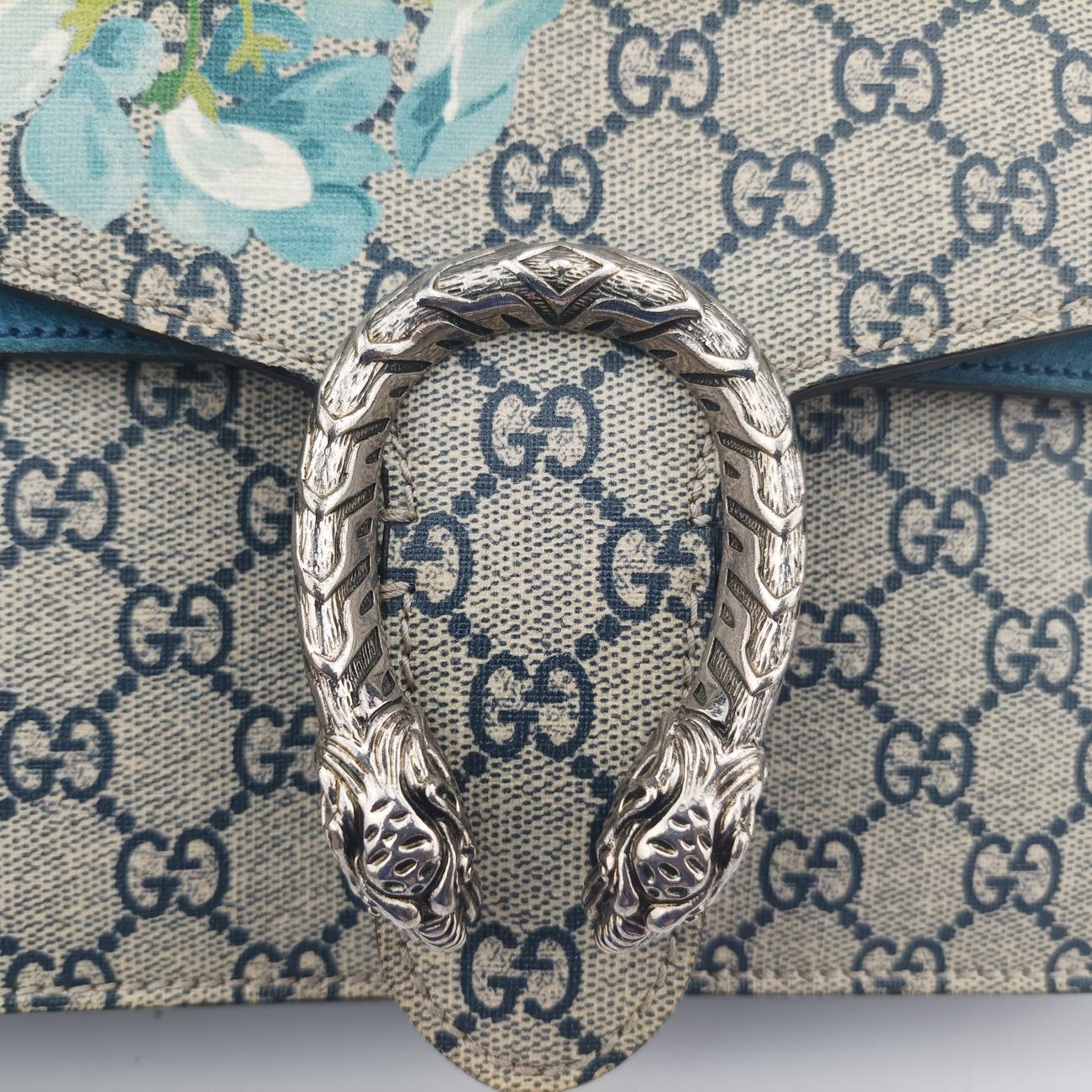 Dionysus Beige×Blue×Multicolour PVC coated canvas × suede 400249 D019671829ディオニュソス ベージュ×ブルー×マルチカラー PVCコーティングキャンバス × スエード 400249 D019671829