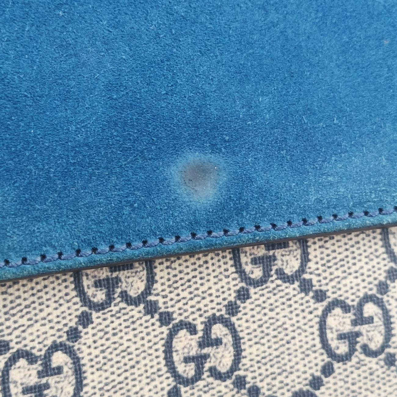 Dionysus Beige×Blue×Multicolour PVC coated canvas × suede 400249 D019671829ディオニュソス ベージュ×ブルー×マルチカラー PVCコーティングキャンバス × スエード 400249 D019671829