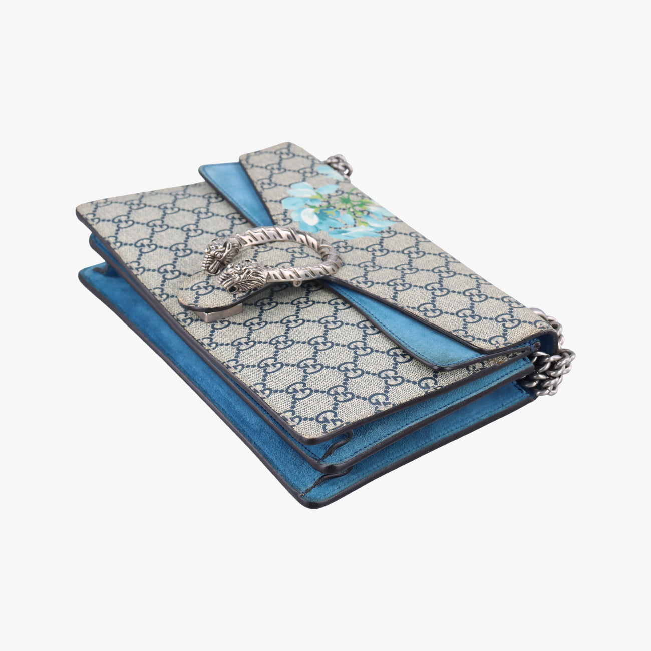 Dionysus Beige×Blue×Multicolour PVC coated canvas × suede 400249 D019671829ディオニュソス ベージュ×ブルー×マルチカラー PVCコーティングキャンバス × スエード 400249 D019671829