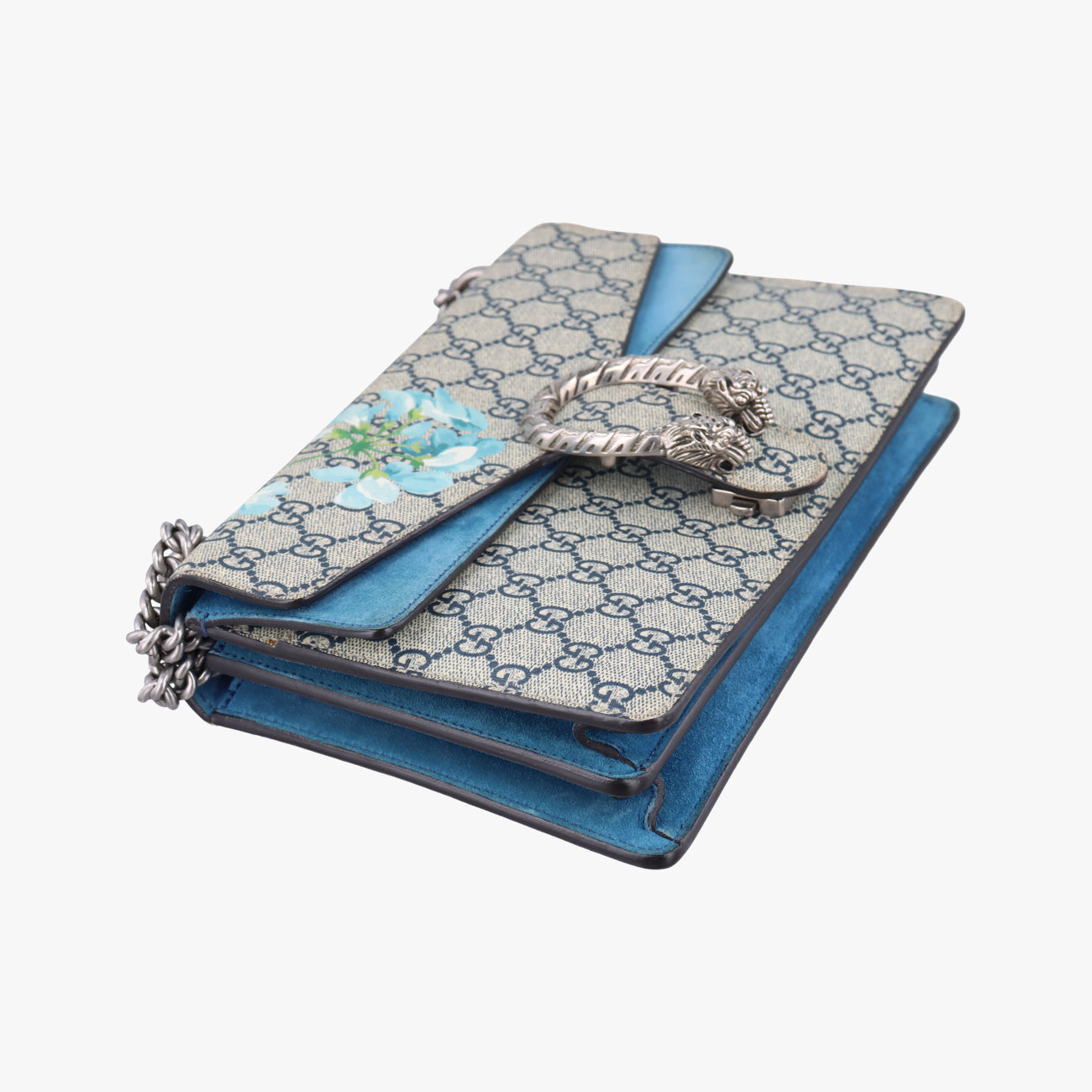 Dionysus Beige×Blue×Multicolour PVC coated canvas × suede 400249 D019671829ディオニュソス ベージュ×ブルー×マルチカラー PVCコーティングキャンバス × スエード 400249 D019671829