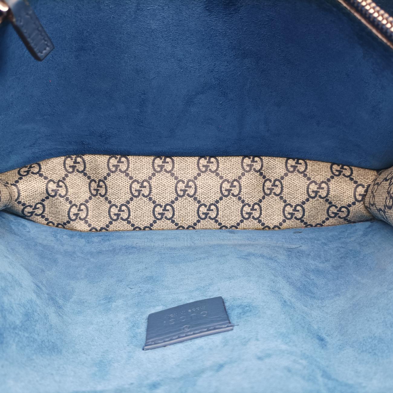 Dionysus Beige×Blue×Multicolour PVC coated canvas × suede 400249 D019671829ディオニュソス ベージュ×ブルー×マルチカラー PVCコーティングキャンバス × スエード 400249 D019671829