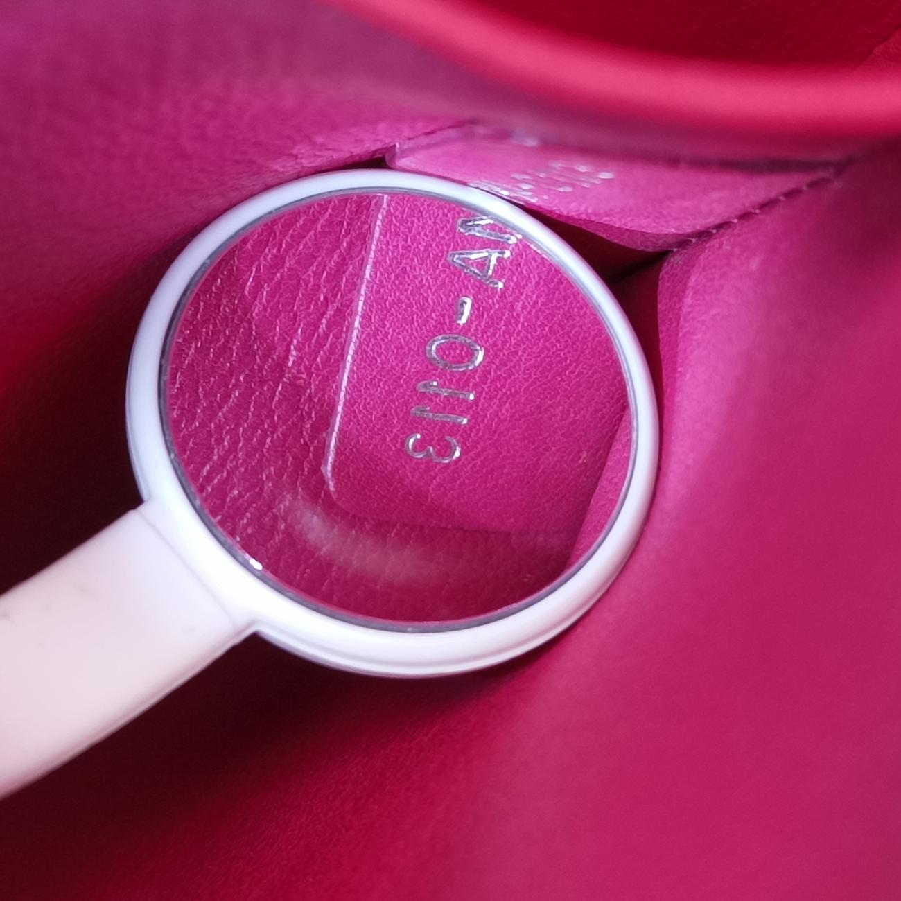 Diorissimo Orange×Pink Leather 19-MA-0113ディオリッシモ オレンジ×ピンク レザー 19-MA-0113