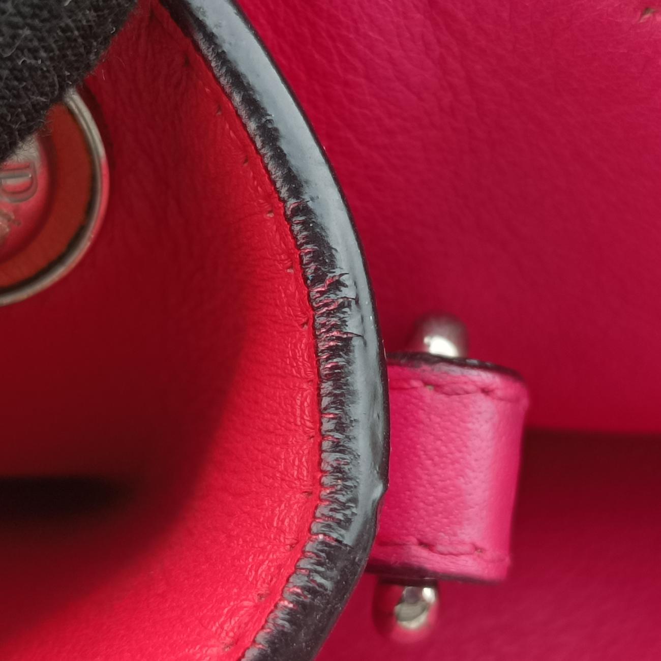 Diorissimo Orange×Pink Leather 19-MA-0113ディオリッシモ オレンジ×ピンク レザー 19-MA-0113