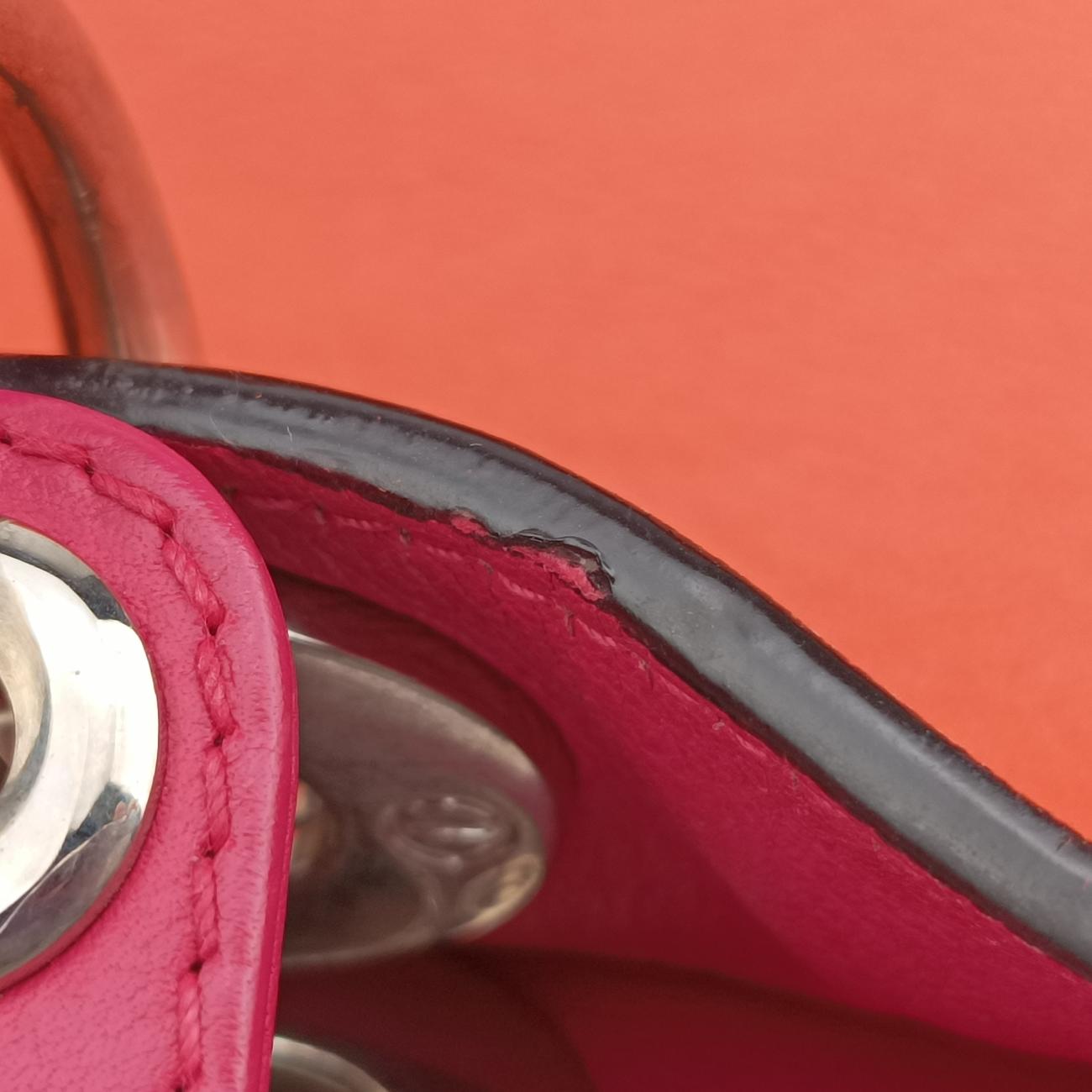 Diorissimo Orange×Pink Leather 19-MA-0113ディオリッシモ オレンジ×ピンク レザー 19-MA-0113