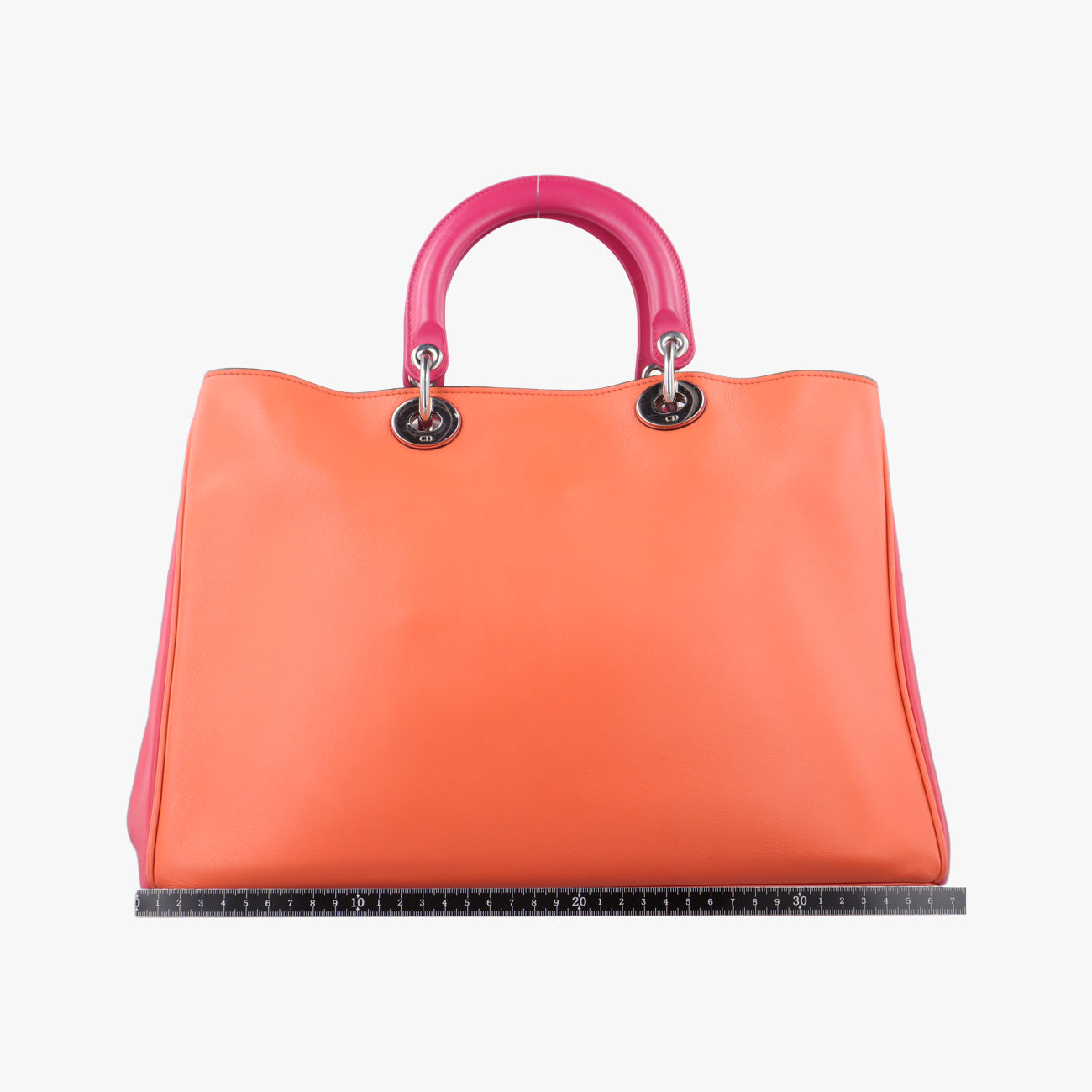 Diorissimo Orange×Pink Leather 19-MA-0113ディオリッシモ オレンジ×ピンク レザー 19-MA-0113