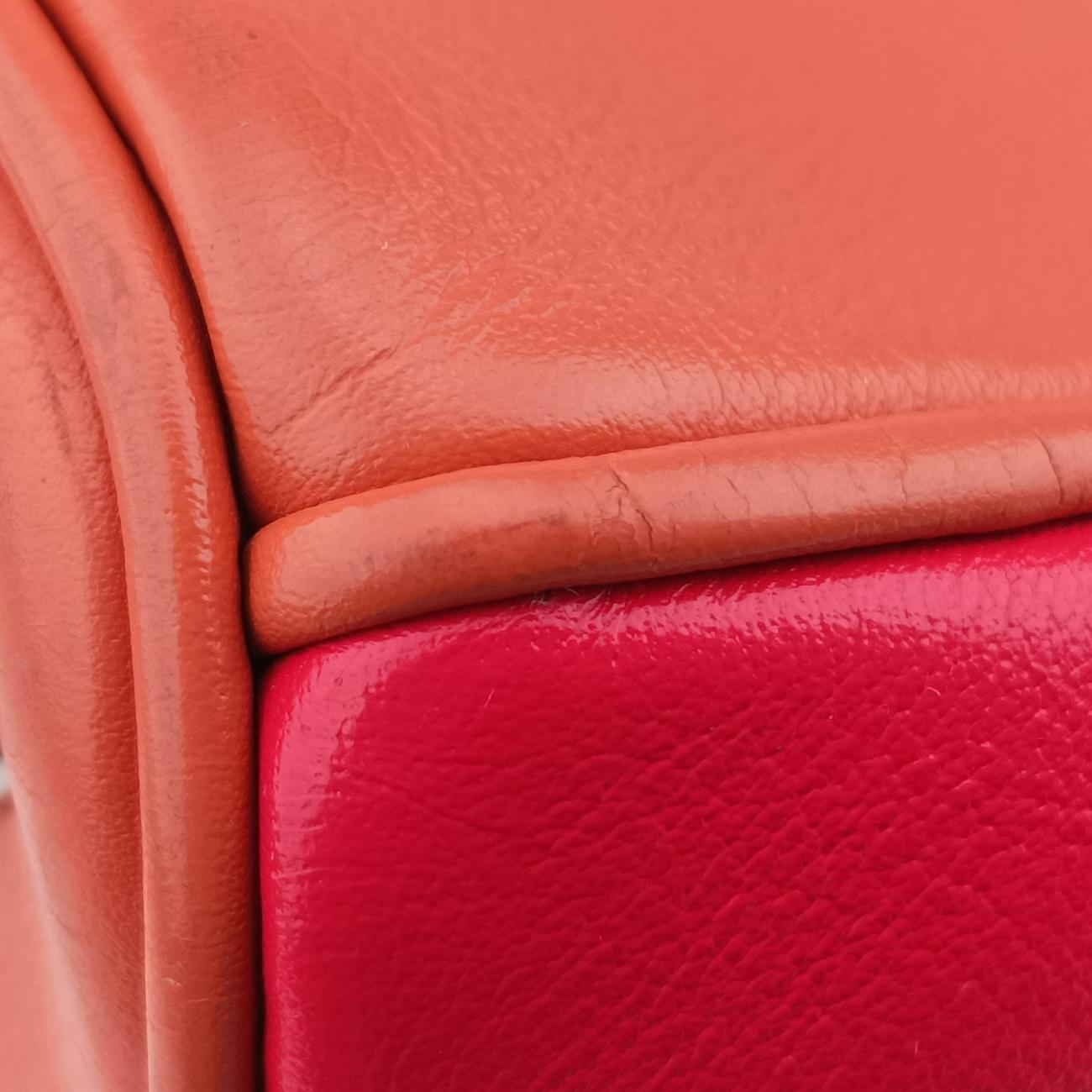 Diorissimo Orange×Pink Leather 19-MA-0113ディオリッシモ オレンジ×ピンク レザー 19-MA-0113