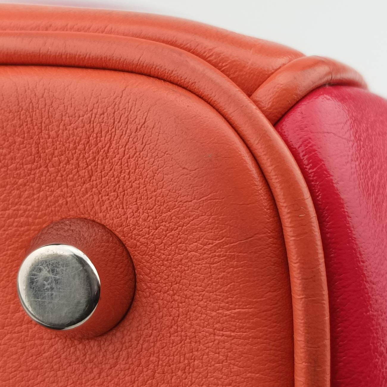 Diorissimo Orange×Pink Leather 19-MA-0113ディオリッシモ オレンジ×ピンク レザー 19-MA-0113
