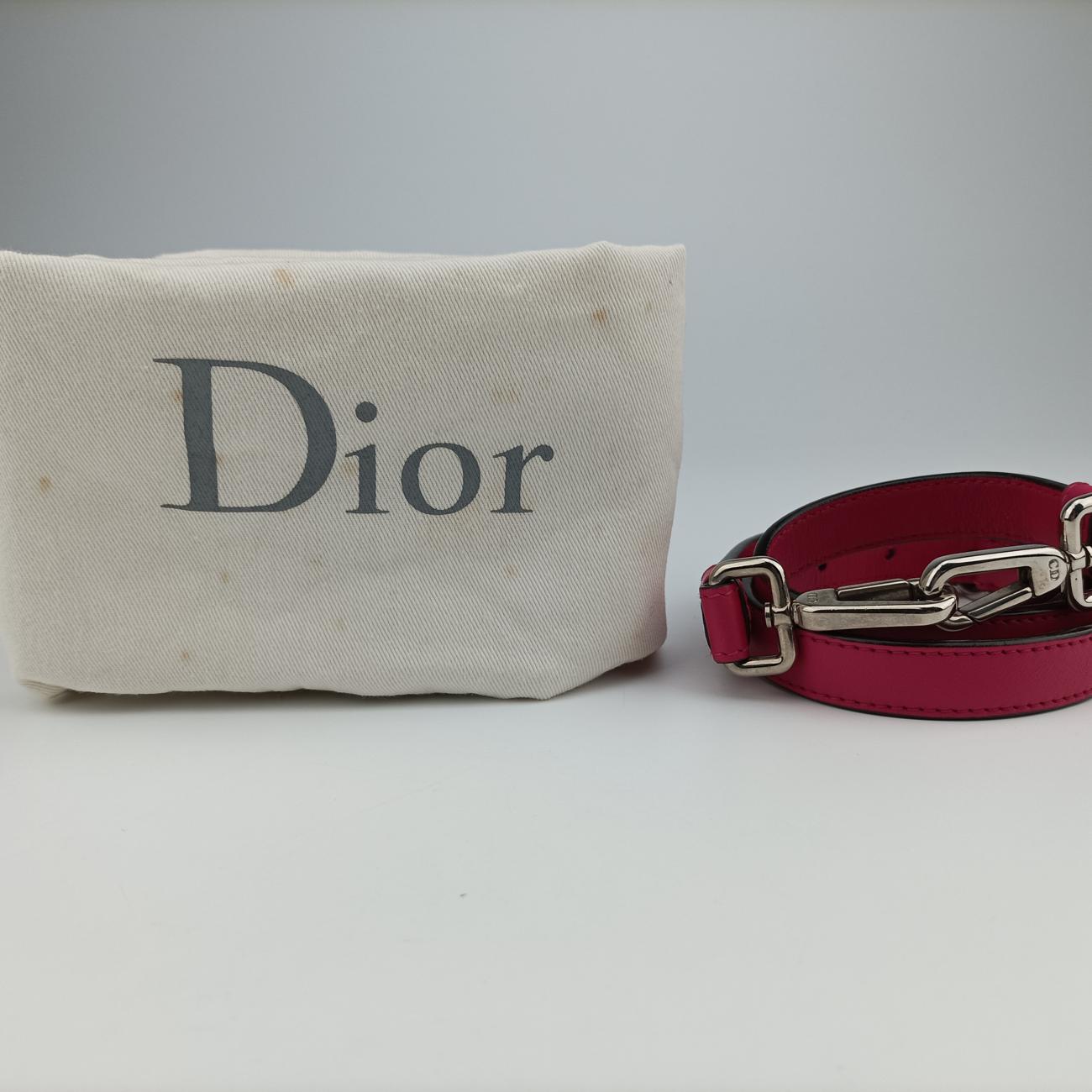 Diorissimo Orange×Pink Leather 19-MA-0113ディオリッシモ オレンジ×ピンク レザー 19-MA-0113