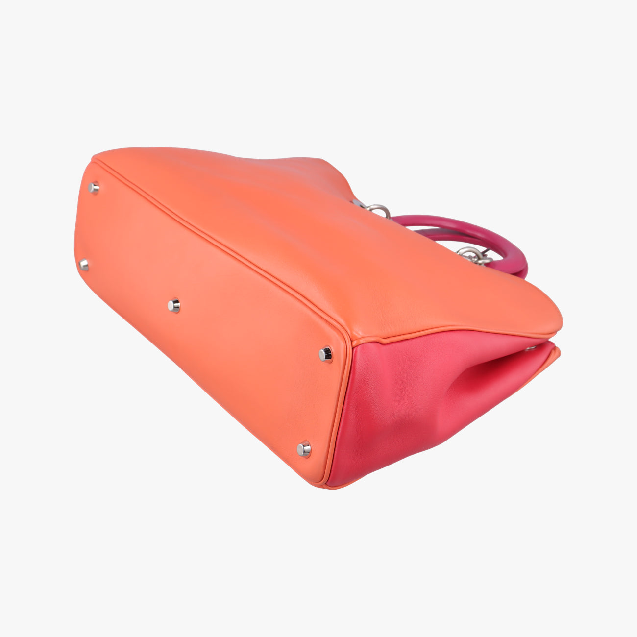 Diorissimo Orange×Pink Leather 19-MA-0113ディオリッシモ オレンジ×ピンク レザー 19-MA-0113