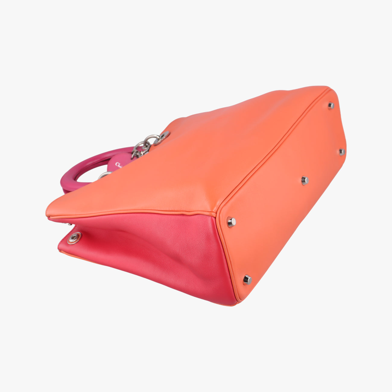 Diorissimo Orange×Pink Leather 19-MA-0113ディオリッシモ オレンジ×ピンク レザー 19-MA-0113