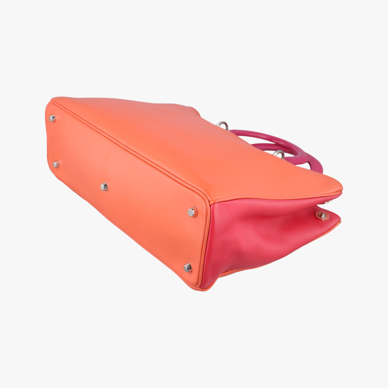 Diorissimo Orange×Pink Leather 19-MA-0113ディオリッシモ オレンジ×ピンク レザー 19-MA-0113