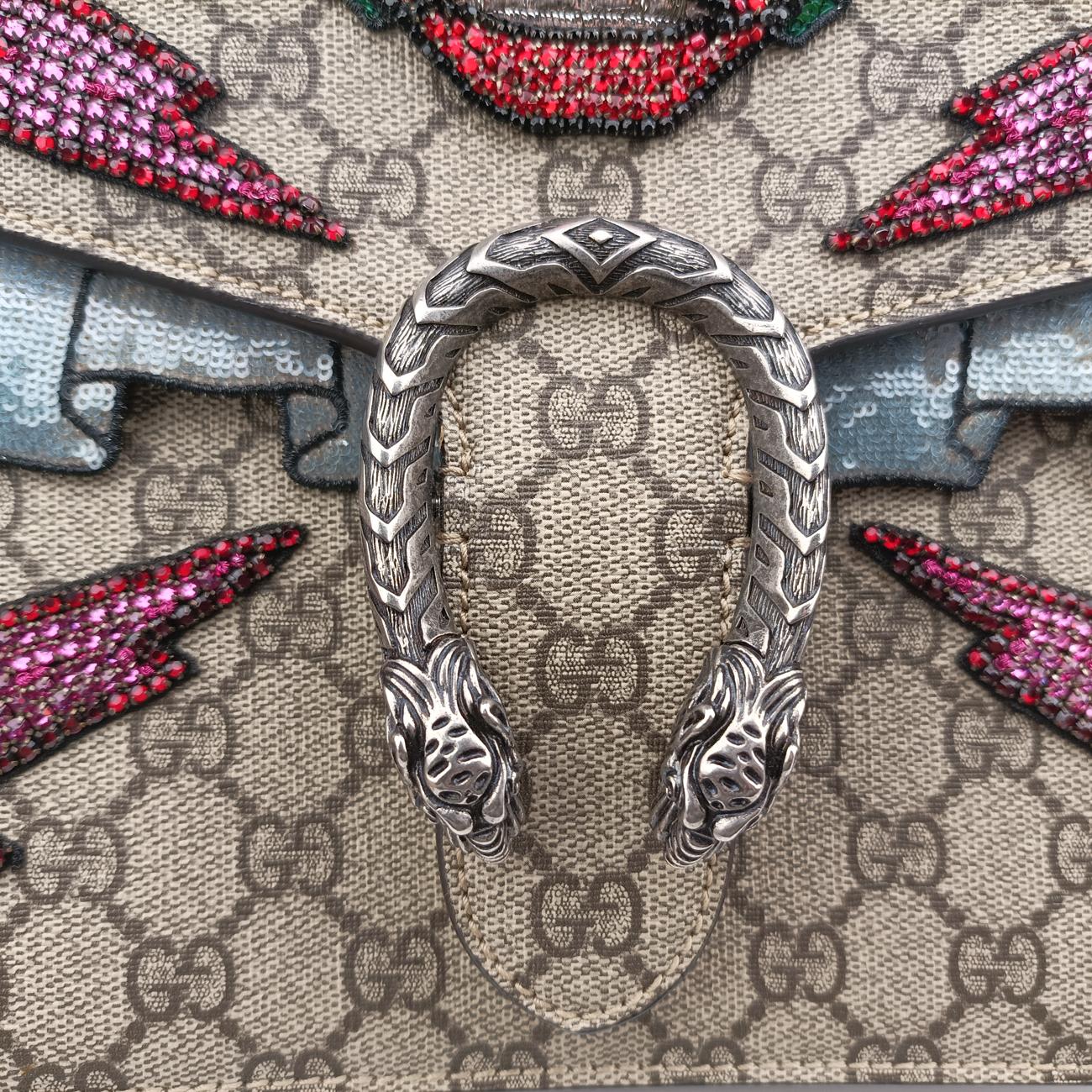 Dionysus beige×Multicolour PVC coated canvas 400235 A022494469ディオニュソス ベージュ×マルチカラー PVCコーティングキャンバス 400235 A022494469