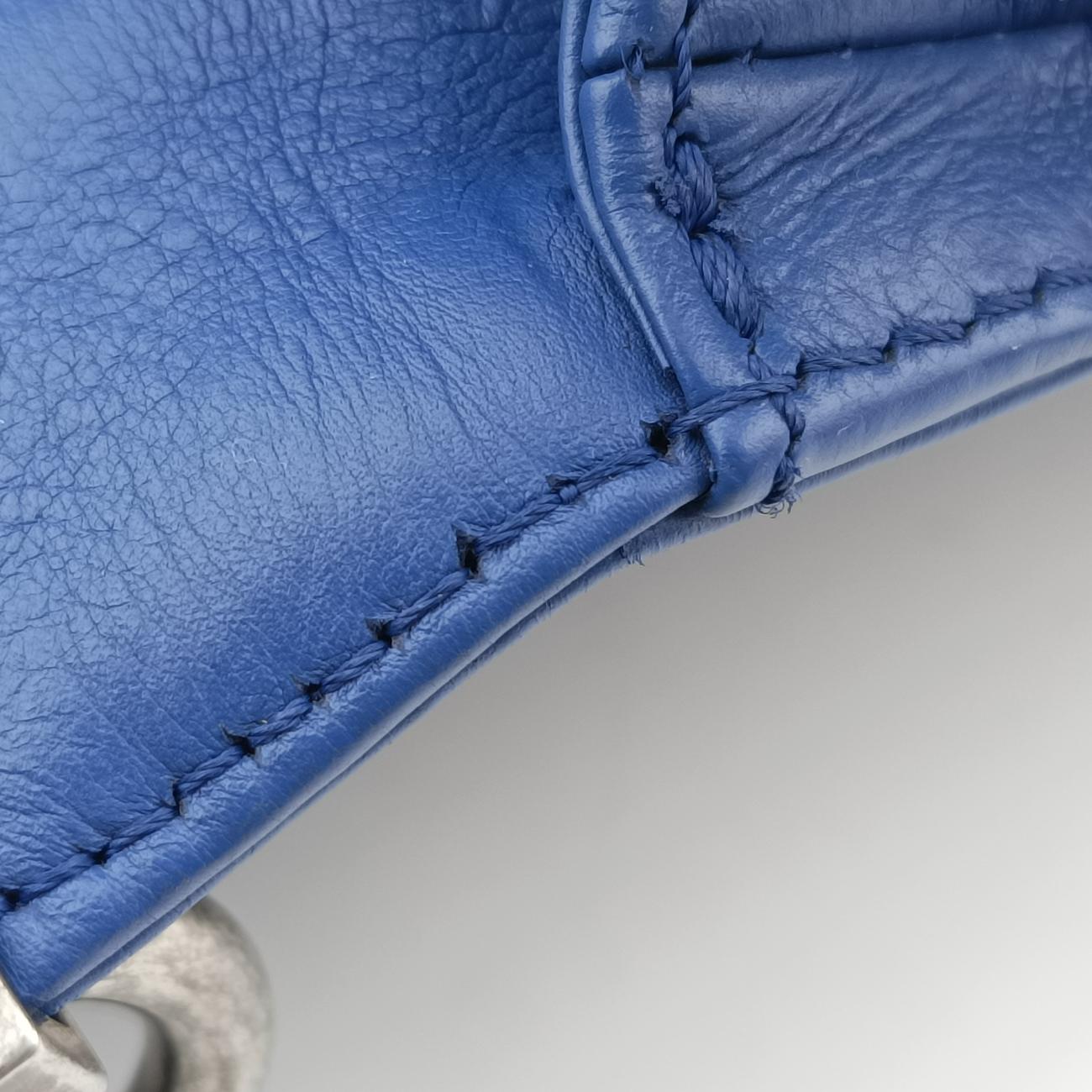 BOY CHANEL Blue leather A67087 17882920ボーイシャネル ブルー レザー A67087 17882920