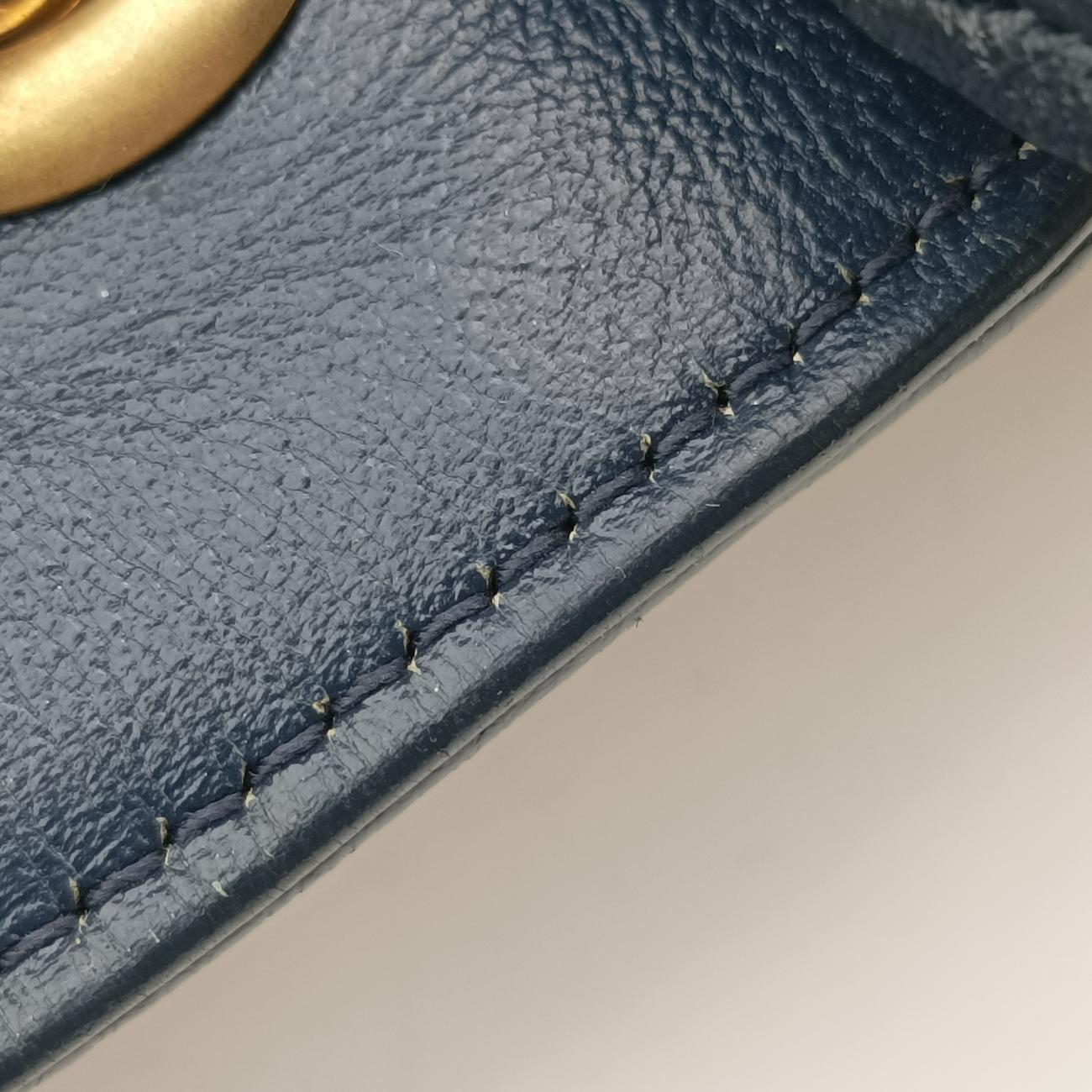 GG Marmont White×navy Leather 443497 B033547820GGマーモント ホワイト×ネイビー レザー 443497 B033547820