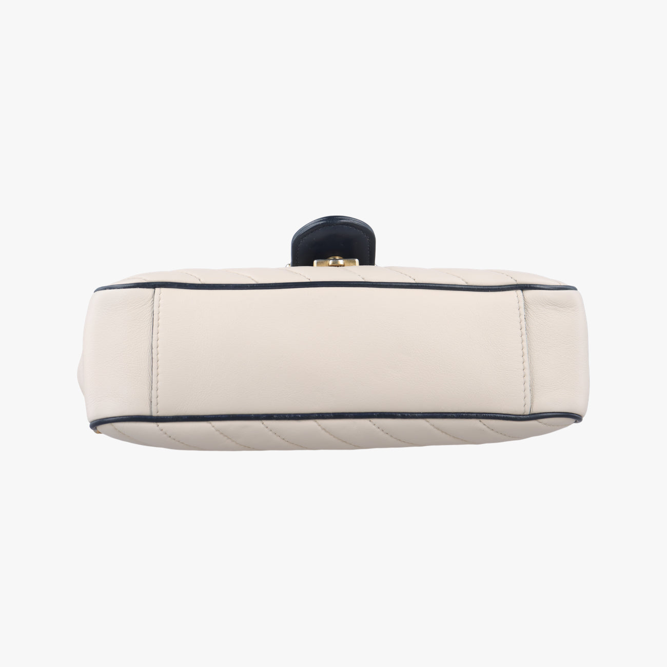 GG Marmont White×navy Leather 443497 B033547820GGマーモント ホワイト×ネイビー レザー 443497 B033547820