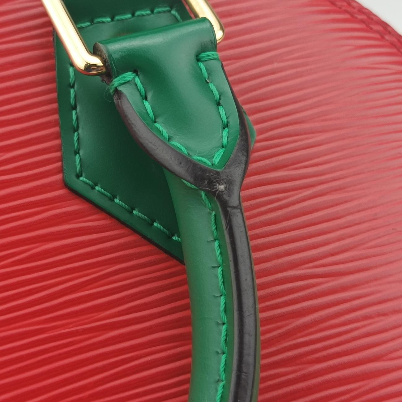 Alma BB COQUELICOT×VERT×INDIGO Epi M51292 SN4196アルマBB コクリコ×ヴェール×インディゴ エピ M51292 SN4196