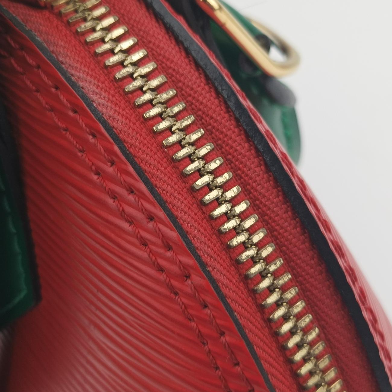 Alma BB COQUELICOT×VERT×INDIGO Epi M51292 SN4196アルマBB コクリコ×ヴェール×インディゴ エピ M51292 SN4196