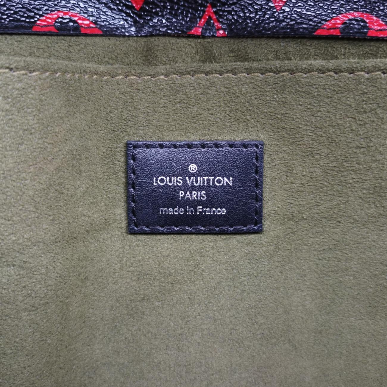 Pochette Metis MM Noir×ROUGE Monogram Infrarouge M41462 DR4186ポシェット メティス MM ノワール×ルージュ モノグラム アンフラルージュ M41462 DR4186