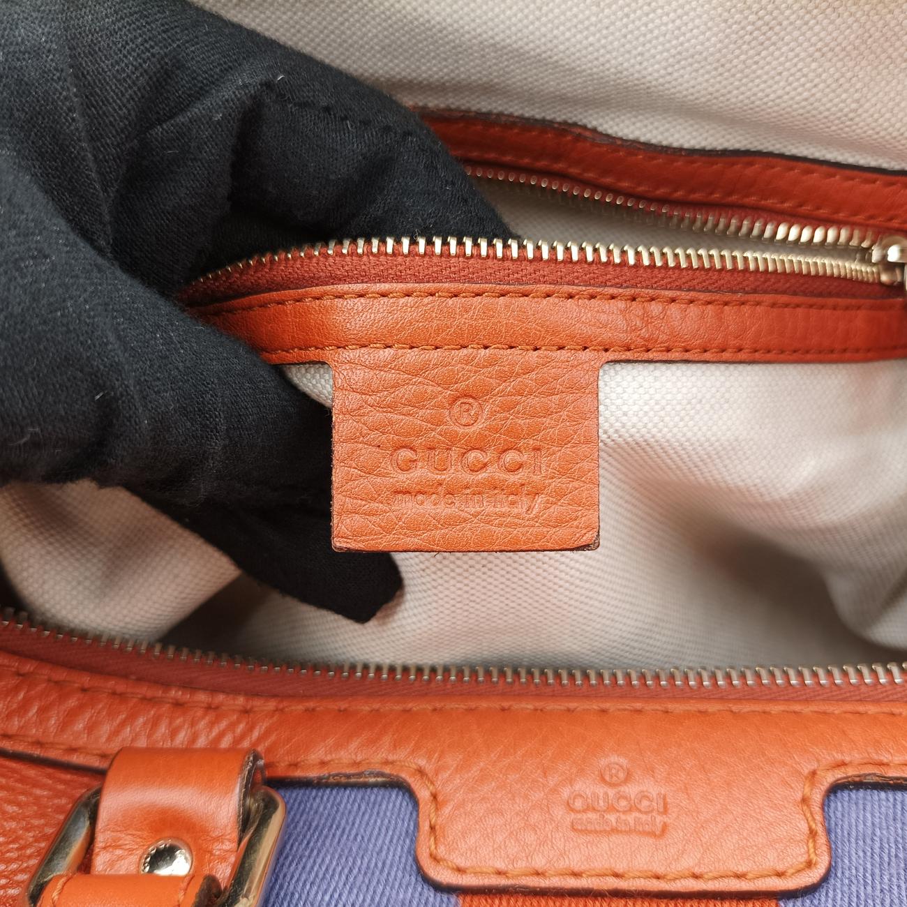 Sherry Line Orange x blue Leather 247205 E9107055シェリーライン オレンジ×ブルー レザー 247205 E9107055