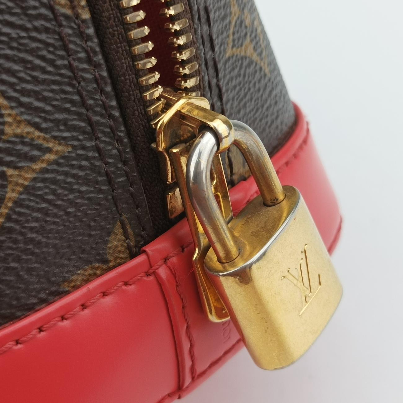 Alma BB brown×Flamingo Monogram Totem×calf leather M41659 SN4115アルマBB モノグラム/ブラウン系×フラミンゴ モノグラム トーテム×カーフレザー M41659 SN4115