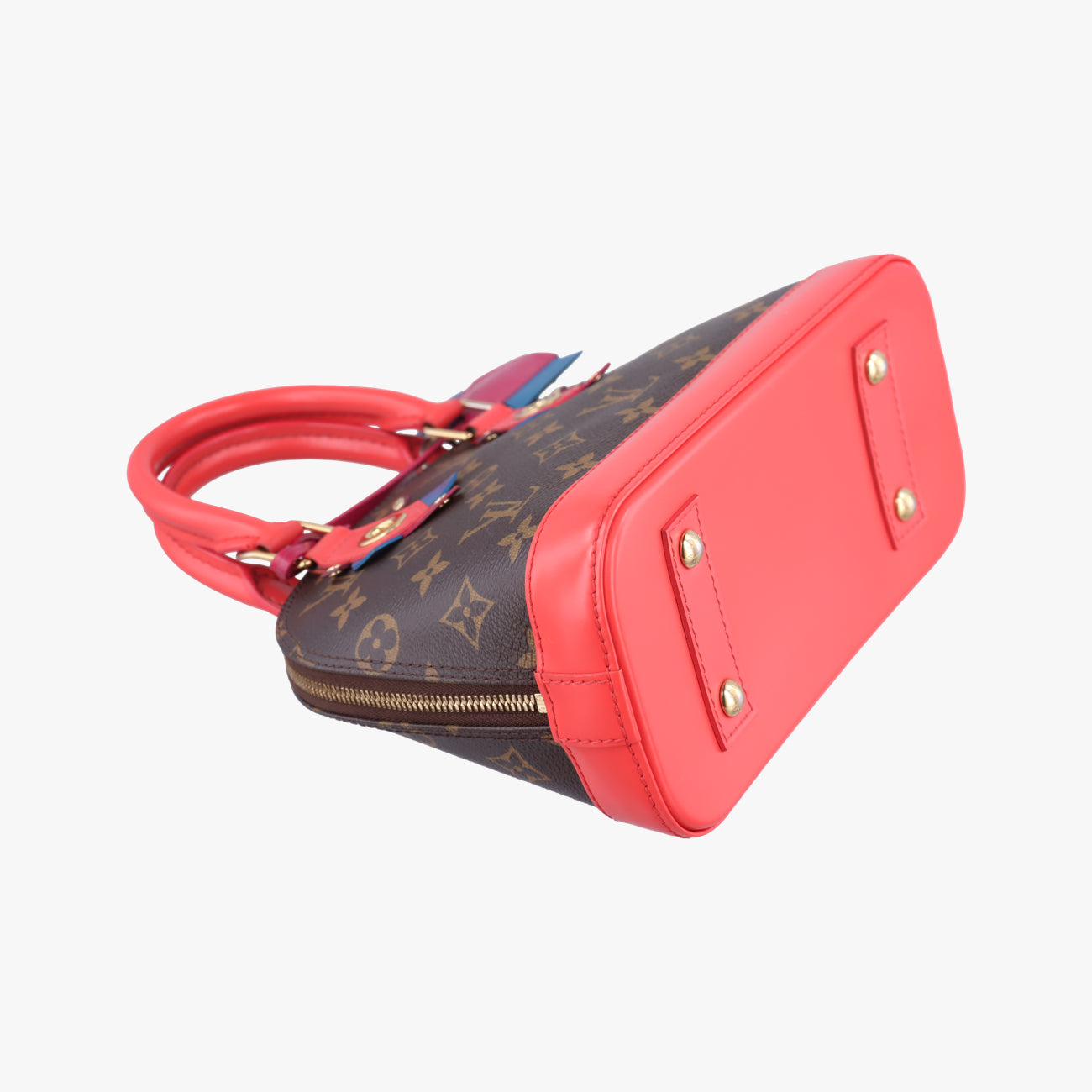 Alma BB brown×Flamingo Monogram Totem×calf leather M41659 SN4115アルマBB モノグラム/ブラウン系×フラミンゴ モノグラム トーテム×カーフレザー M41659 SN4115