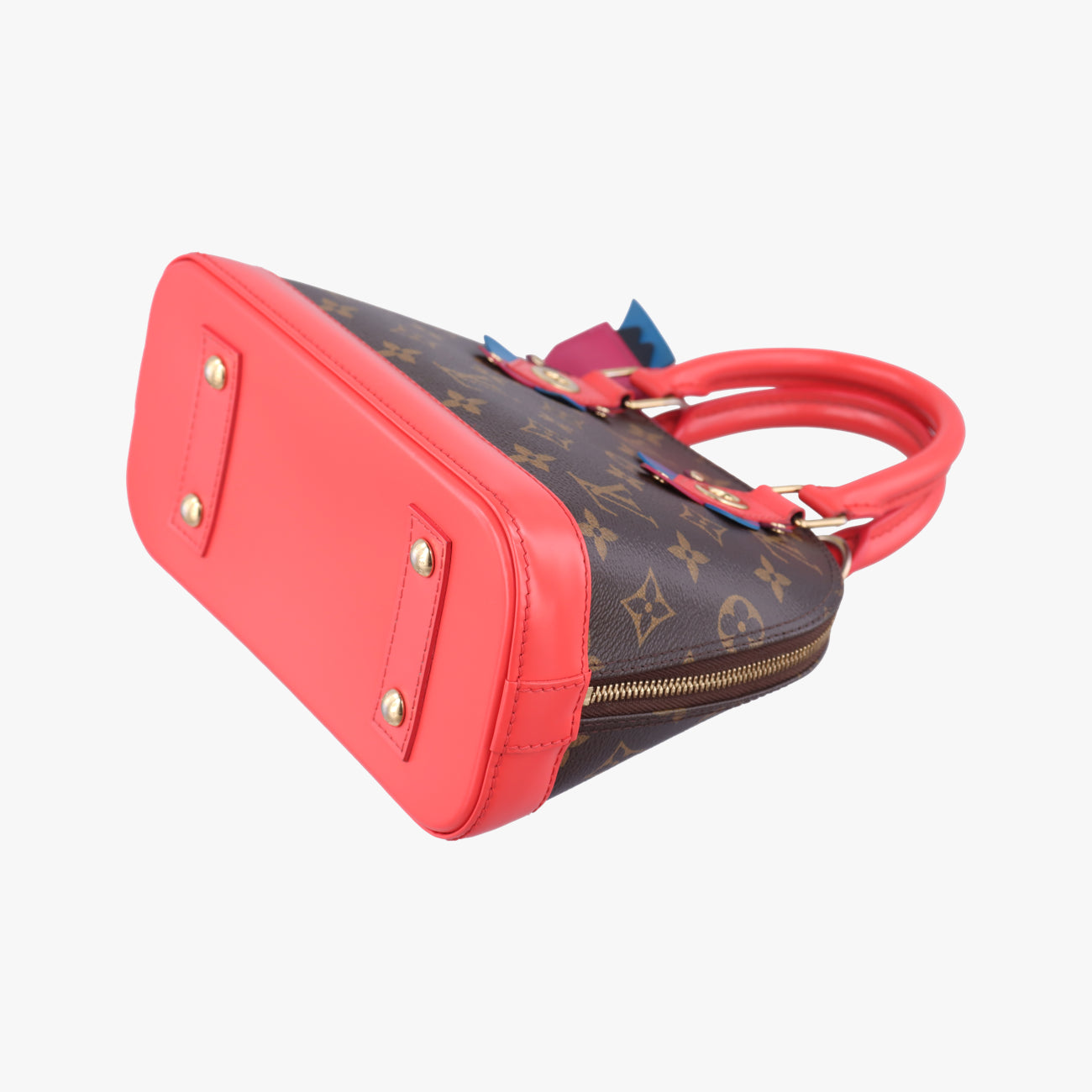 Alma BB brown×Flamingo Monogram Totem×calf leather M41659 SN4115アルマBB モノグラム/ブラウン系×フラミンゴ モノグラム トーテム×カーフレザー M41659 SN4115