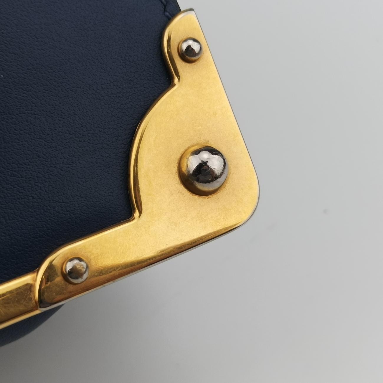 Cahier Blue×Black Leather 1BD045 25カイエ ブルー×ブラック レザー 1BD045 25