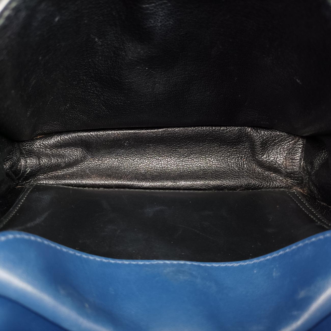 Cahier Blue×Black Leather 1BD045 25カイエ ブルー×ブラック レザー 1BD045 25