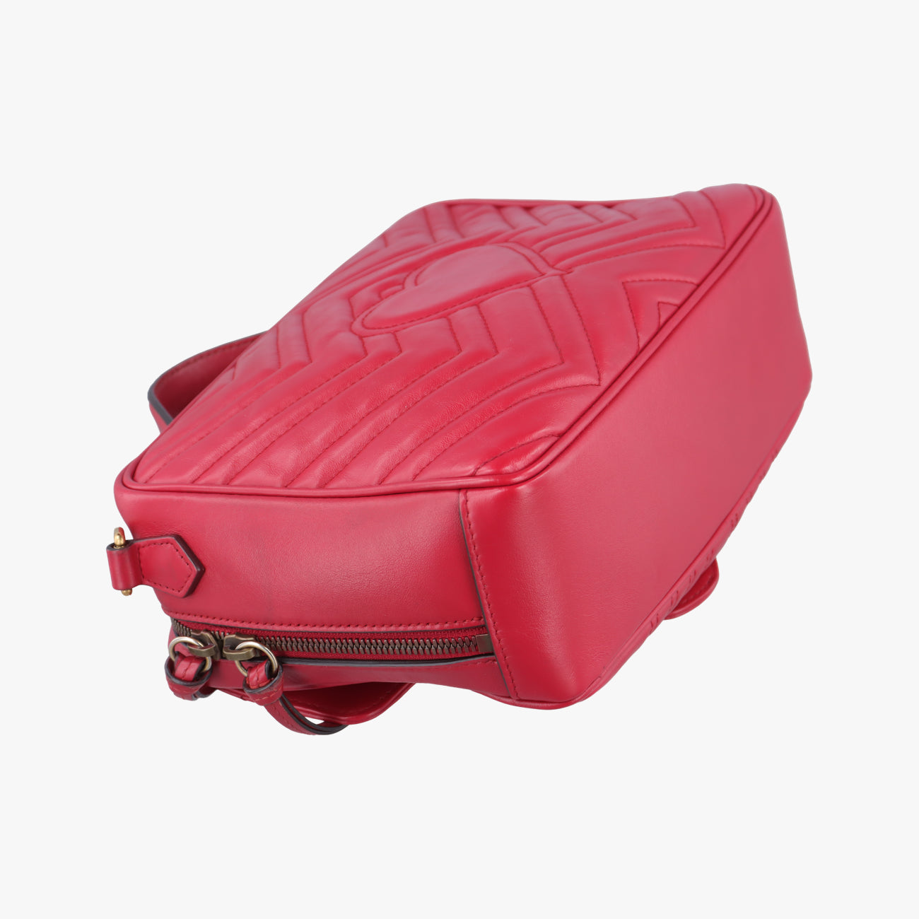 GG Marmont Red Leather 498100 F025013164GGマーモント レッド レザー 498100 F025013164