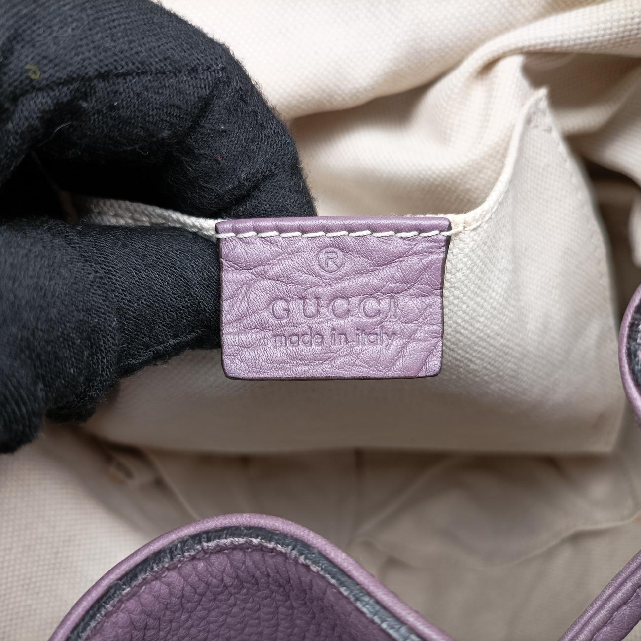 Bamboo fringe tassel Purple Leather 370833 A017708984バンブー パープル レザー 370833 A017708984