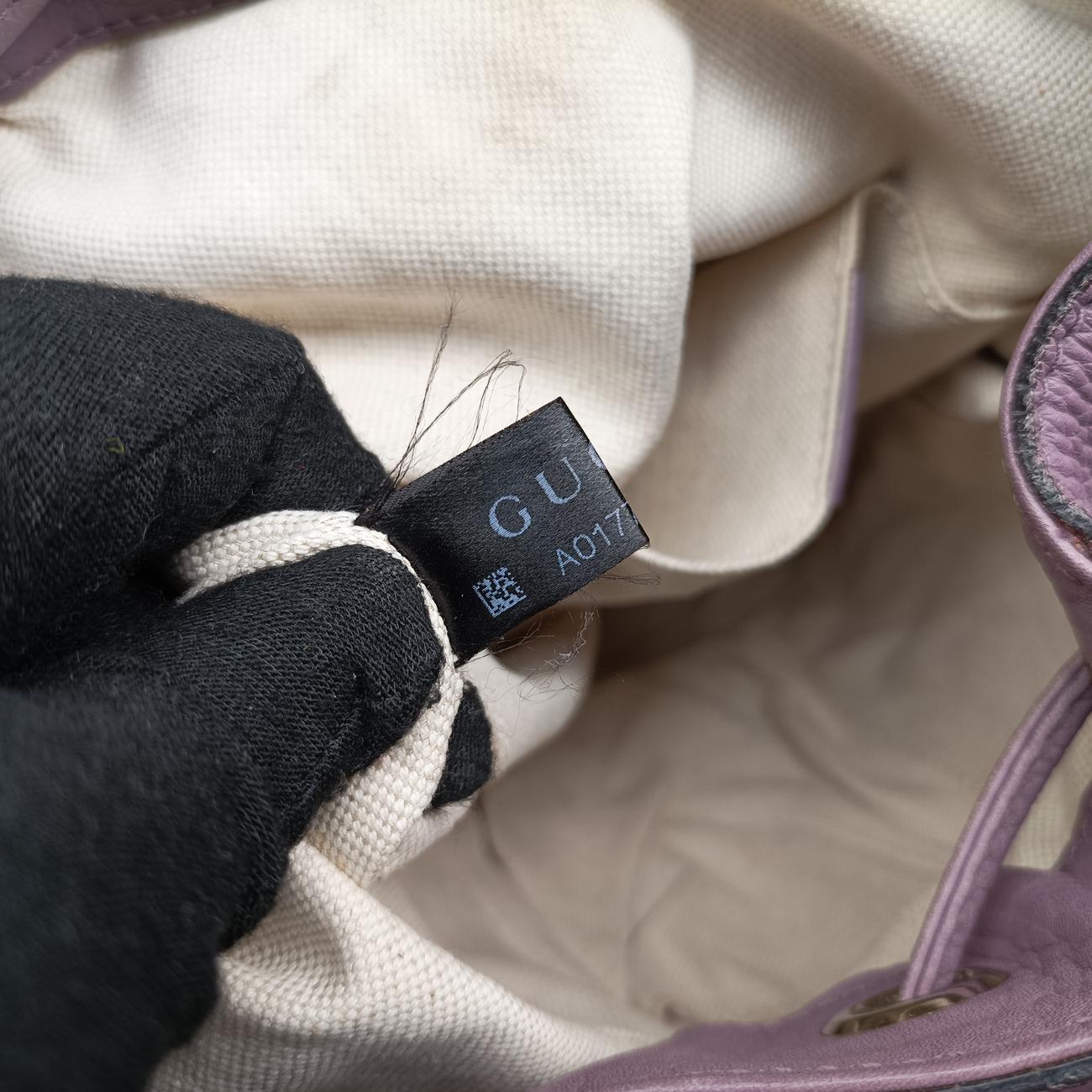 Bamboo fringe tassel Purple Leather 370833 A017708984バンブー パープル レザー 370833 A017708984