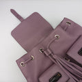 Bamboo fringe tassel Purple Leather 370833 A017708984バンブー パープル レザー 370833 A017708984