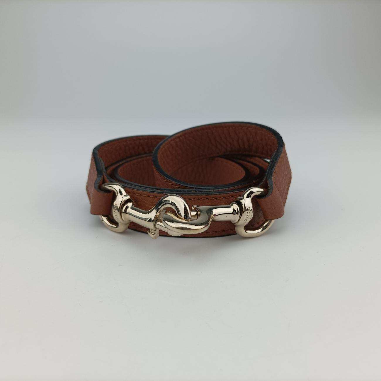 Soho GG logo Brown Leather 338970 I016401594ソーホー GGロゴ ブラウン レザー 338970 I016401594