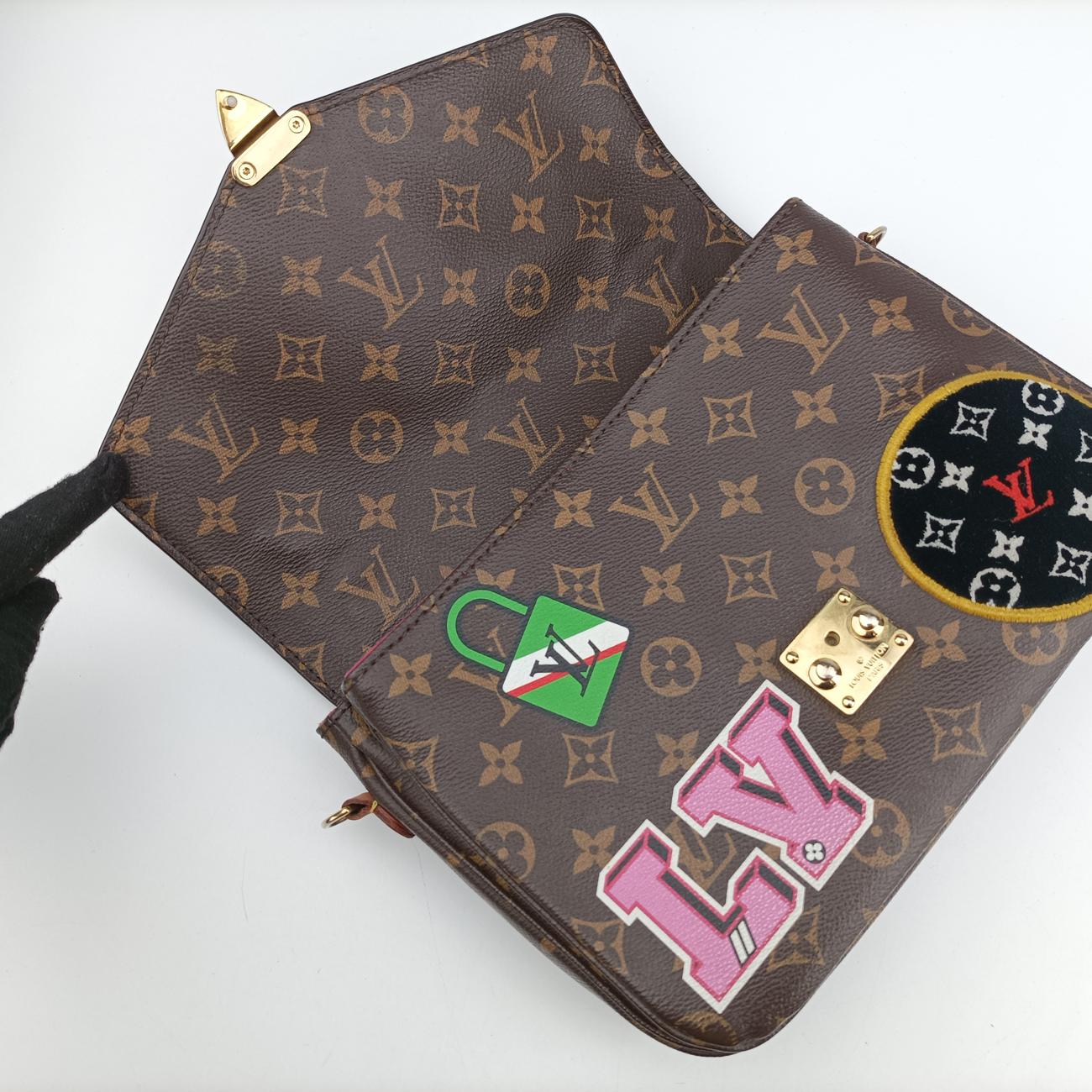 Pochette MéTIS MM Brown×multicolor Monogram Patches M43991 DR3188ポシェット メティス モノグラム/ブラウン系×マルチカラー モノグラムパッチーズ M43991 DR3188