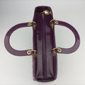 Lady Dior Purple Patent 15-BO-0142レディディオール パープル パテント 15-BO-0142